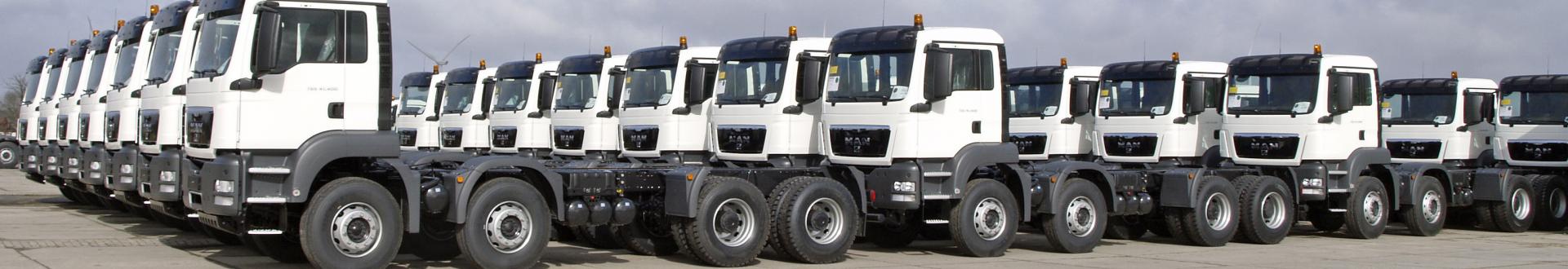 LARGE STOCK OF NEW TRUCKS