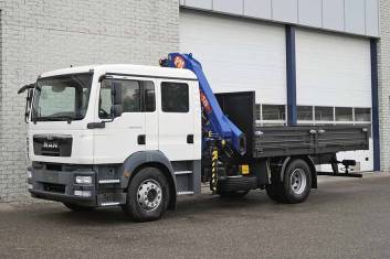 MAN TGM 18.330 BB 4X2 CREW CAB WITH CRANE